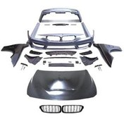 Resim Bmw 3 Serisi F30 2012-2018 İçin Uyumlu M3 Görünüm Bodykit (Çamurluk ve Kaput Dahil Set) 