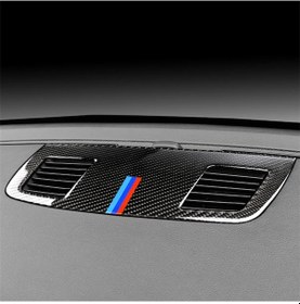 Resim Üç Renkli Karbon Fiber Araba Enstrüman Bmw E90 2005-2012 İçin Büyük Outlet Dekoratif Etiket 1 Adet 