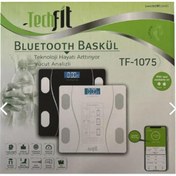 Resim Genel Markalar Techfit Dijital Baskül TF-1075 (Bluetooth Özellikli) Hassas Ölçüm (2.5-180kg) 