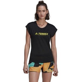 Resim Adidas GP4513 W Trail Logo T Kadın Spor Tişört 
