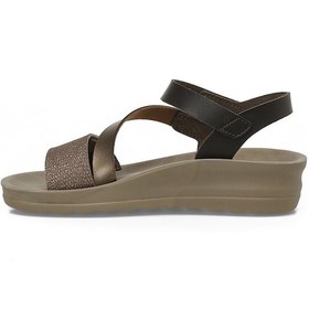 Resim Polaris 409106.z6fx Bronz Kadın Comfort Sandalet 000000000102252290 Altın 