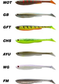 Resim Daiwa Prorex Slim Shady 7.5cm 3.3g Silikon Yem 