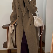 Resim Kadınlar İçin Şık Resmi ve Günlük Kaban - Düğmeli Ön Kapamalı, Makinede Yıkanabilir Yapılı Kışlık Dış Giyim - Ofis, Parti, Gündelik Kıyafetler - V70577, Hafif Dokulu Detaylı Ofis Montu 