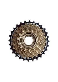 Resim Bisiklet 7' Li Ruble Arka Dişli 21 Vites Altın 