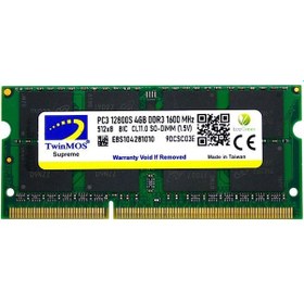 Resim 4 Gb Ddr3 1600mhz Twınmos 1.5 Nb Mdd34gb1600n 