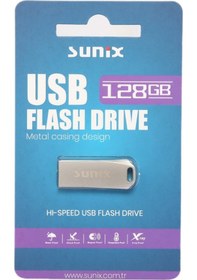 Resim Sunix 128GB Metal Flash Bellek 
