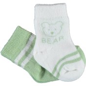 Resim Bibaby Biorganic Bear 2'li Kız Çorap 68412 Yeşil 
