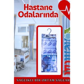 Resim Nemtut Nem Alıcı Rutubet Giderici Küf ve Korozyon Önleyici Koku Giderici Askılı Nem Tutucu 3 Kg 3 Kutu 6 Paket 