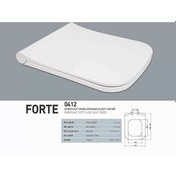 Resim Nkp Forte Duroplast Yavaş Kapanan Klozet Kapağı - Nkp0412 