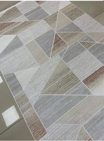 Resim Padişah Halı Sümela 79805 020 Serisi Akrilik Salon Oturma Yatak Odası Halısı Gri - Kahve 