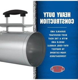 Resim Deluxe Kömür Barbekü Baca Başlatıcı, Hızlı Ve Kolay Kullanım 