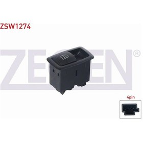 Resim Mercedes B Cam Açma Anahtarı Tekli 4 Pin A2518200510 