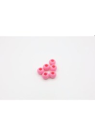 Resim Akrilik Plastik Abaküs Boncuk 4-16 Mm 10 Mm / Pembe 