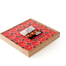 Resim Hemdem Candle Dekoratif 50'li Tealight Mum - Çilek Kokulu 