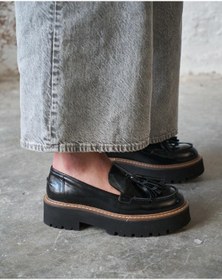 Resim PELİN'İN AYAKKABILARI BARNES SİYAH RUGAN MAKOSEN 