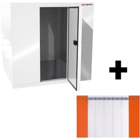 Resim Derin Dondurucu Oda - 1500x1500mm - 2,8m³ - Perde Dahil 