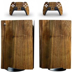 Resim cosy home gift Solid Harwood Playstation 5 Standart Disk Edition Sticker Kaplama Seti 