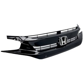 Resim Panjur Honda Cıvıc Rs 2016-2018 Ön Siyah/park Sensör Delikli/armalı -- 