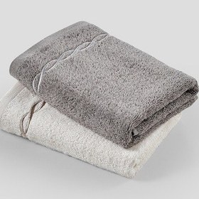 Resim Helena Yüz Havlusu Set 50x90 Cm Gri-ekru Çok Renkli 