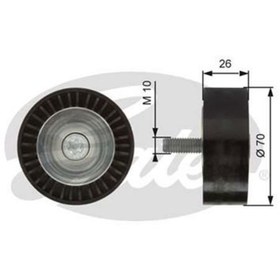 Resim GATES T36260 V KAYIŞ GERGİ RULMANI LINEA 1.6D AC DOBLO BRAVO II / 