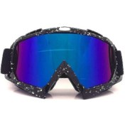 Resim Motosiklet Bisiklet Kayak Dağ Bisikleti İçin Gözlükler Rüzgar Geçirmez Toz Geçirmez Uv 400 Koruma Motosiklet Gözlükleri Yetişkinler İçin 20x10cm 