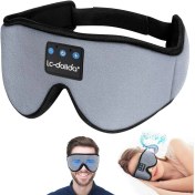 Resim Lc-Dolida 3D Uyku Maskesi - Bluetooth Kablosuz Müzik - Gri 