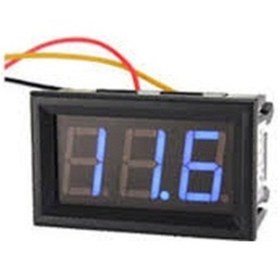 Resim Gözelerelektronik-0.56" 0-100V 3 Kablolu Dc Mavi Voltmetre 