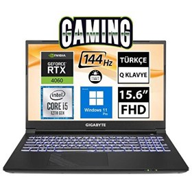 Resim G5 KF-E3EE313SD07 Intel Core i5-12500H 15.6" 32 GB RAM 512 GB SSD RTX4060 FHD W11 Pro Gaming Laptop 