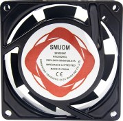 Resim Sones Smuom Sf8025at 220v Çift Bilyalı Rulman 8cm Sessiz Şasi Kabin Soğutma Fanı 