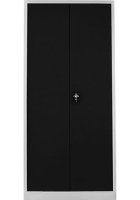 Resim Jessan Ofis Temizlik Dolabı Gri-Siyah 