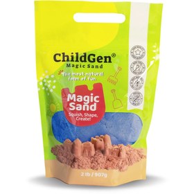 Resim Childgen Kinetik Kum Refillpack 907 gr-Mavi 