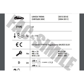 Resim umbra YATAY SÖKTAK CHRYSLER 300C - LANCİA THEMA 