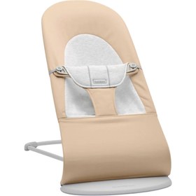 Resim BabyBjörn Woven Jersey Ana Kucağı Beige Grey 