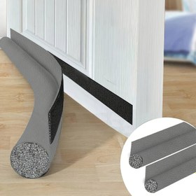 Resim 1 adet Suni Deri Kapı Rüzgar Geçirmezlik - Kendinden Yapışkanlı, Kapı Altı için Rüzgar Geçirmezlik Şeridi, Böcek Geçirmez Ev Dekor Aksesuarı 