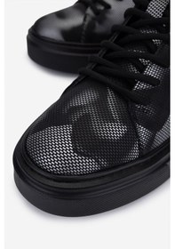 Resim Valmenti Erkek Siyah Hakiki Deri Sneakers & Spor Ayakkabı 352 23206 Erk Ayk Sk25-26 Sıyah Dına Siyah 