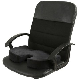 Resim Sones Ofis Jel Yastık Güzellik Kalçaları Anti-hemoroid Yastık Süper Yumuşak Kumaş Siyah 