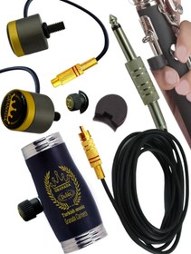 Resim Granada Klarnet Mikrofonu Ve Bir Adet Delikli Baril,, 