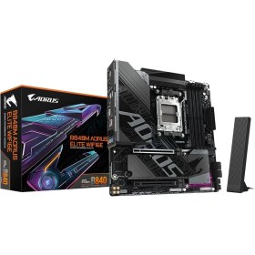 Resim Mena Rise Gıgabyte B840M Aorus Elıte WIFI6E LGA1851 Ddr5 7200MHZ(OC) Pcıe 5.0 M.2 Nvme Wifi 6e 2.5gbe Lan Matx Anakart 