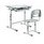 Resim Digitus Ayarlanabilir Ergonomik Çocuk Aktivite Masası 3-10 Yaş Gri 