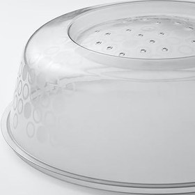 Resim Ikea "Prickig" Mikrodalga Kapağı, 26 cm Çap, 701.860.90, Mavi, 10"L, 10"W, 4" Y 