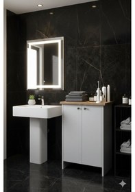 Resim Yiğit Dolap Banyo,havlu Dolabı Beyaz 