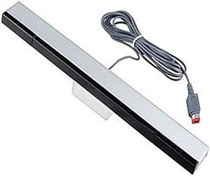 Resim Wii Sensorleiste Ersatz Infrarot-LED-Sensor Bar für WII U, IR-Signalstrahl-Sensorleiste, Remote Infrarot + Standfuß 