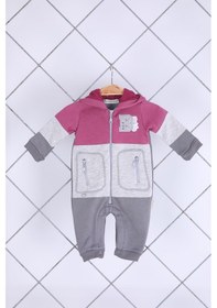 Resim Babyhola Kız Erkek Fermuarlı Kapüşonlu Spor Tulum 12645 001 
