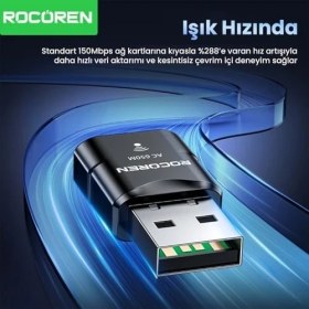Resim TeknoKapsül 650 Mbps 2.4 & 5ghz Dual Band USB Wifi Adaptör 