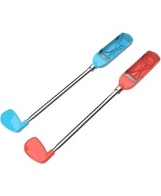 Resim Mdstech Nintendo Switch Uyumlu Siyah Golf Kulübü Aksesuar Seti – 2’li Joy-Con Spor Oyun Aparatı 