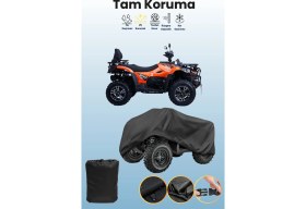 Resim Dokaca Siyah Regal Raptor Promax 650L Atv Brandası, Atv Koruyucu Örtüsü 