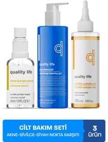 Resim Quality Life Salisilik Asit İçerikli Sivilce Akne Karşıtı Komedon Siyah Nokta Gözenek Temizleyici Sıkılaştırıcı 