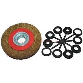 Resim Hawk 10107 Daire Fırça Sarı Telli 175x25 MM 