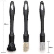 Resim 5 Adet Araba Detaylandırma Fırçası Süper Yumuşak Oto İç Detay Fırçası Araba İç Temizlik Fırçası Hava Çıkışı - Kaiyi 
