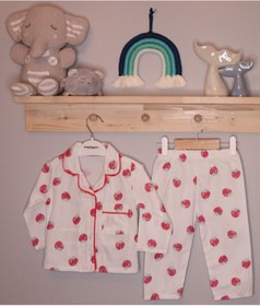 Resim Allegrobabyandkids Meyveler Pamuklu Pijama Takım ALK000054 